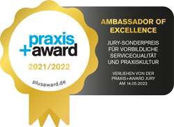 Praxis +Award Ambassador of Exellence Dortmund Dr. Ghiassi